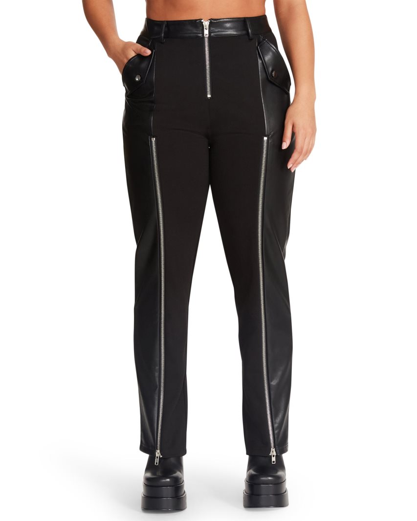 Black Steve Madden Carson Women's Pants | PH 3942HSU